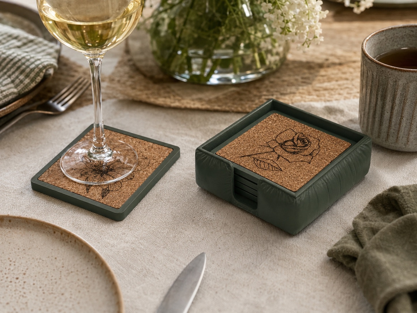 Petal Nest Coaster Keeper